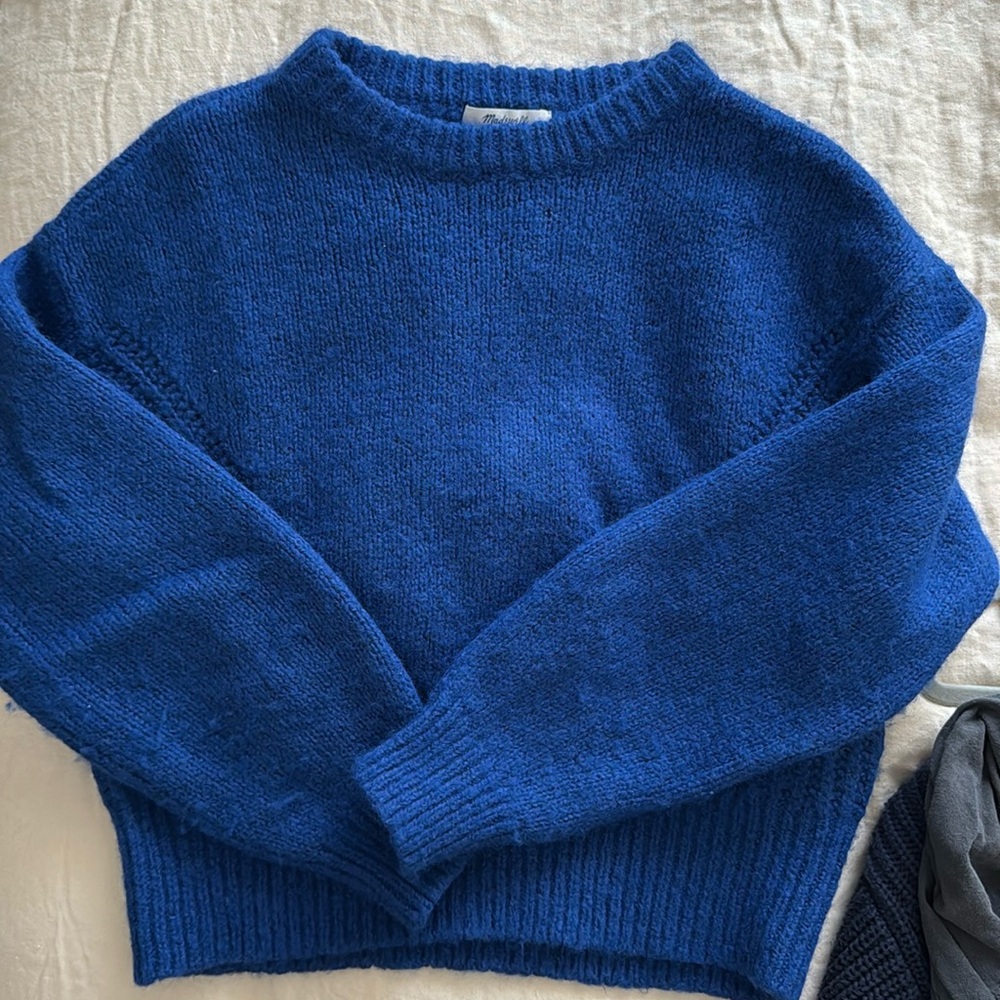 Madewell blue sweater